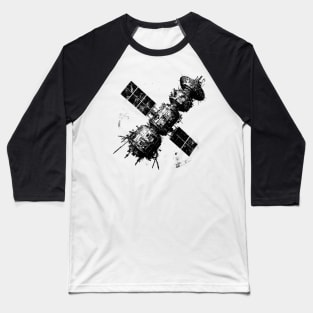 Space Satellite Baseball T-Shirt